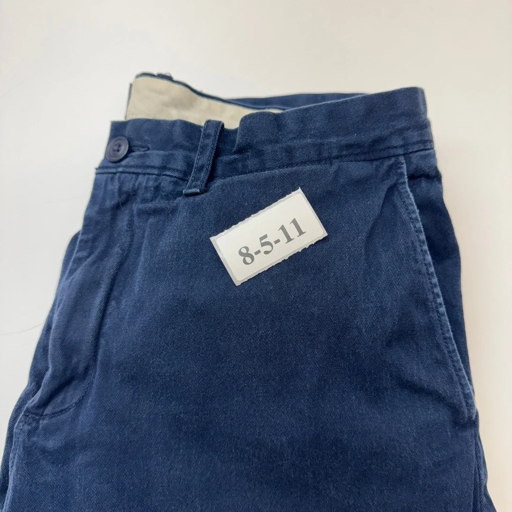 J Crew 484 Pants Mens 33x30 Navy Blue Preppy Classic Workwear
